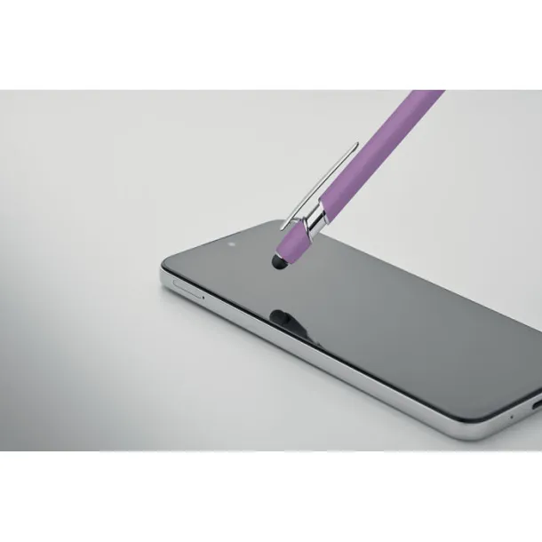 SIPARO Stylus olovka od recikliranog aluminija Ljubičasta