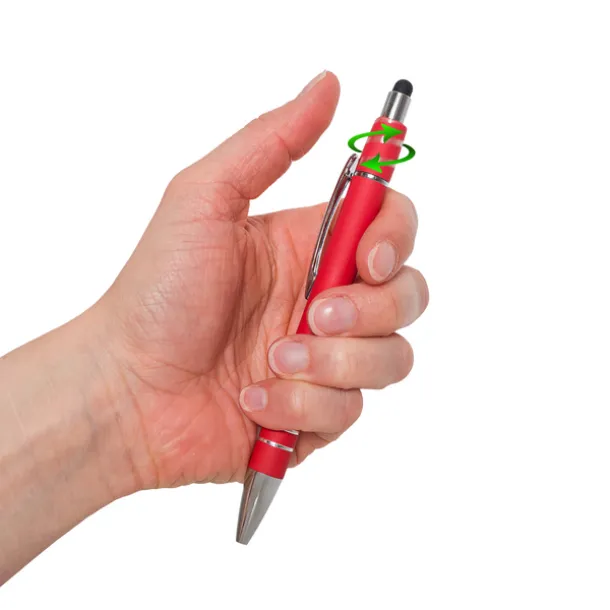 SPINNER aluminium pen Red