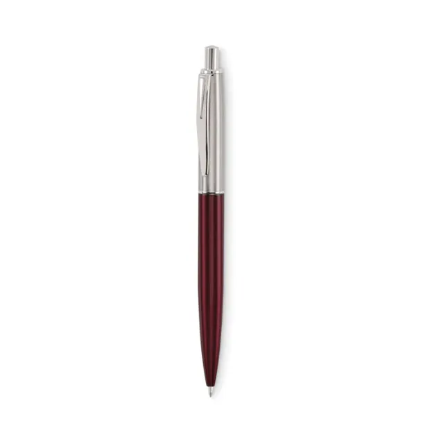 GRAZ COLOUR Push button pen in box Burgundy