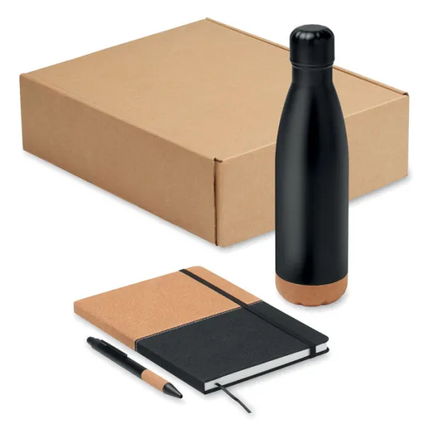 CADEAU 3 piece gift set in box Black
