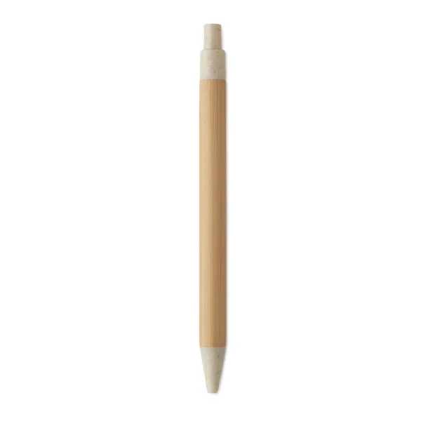ITEA COLOUR Push button ball pen in bamboo Beige