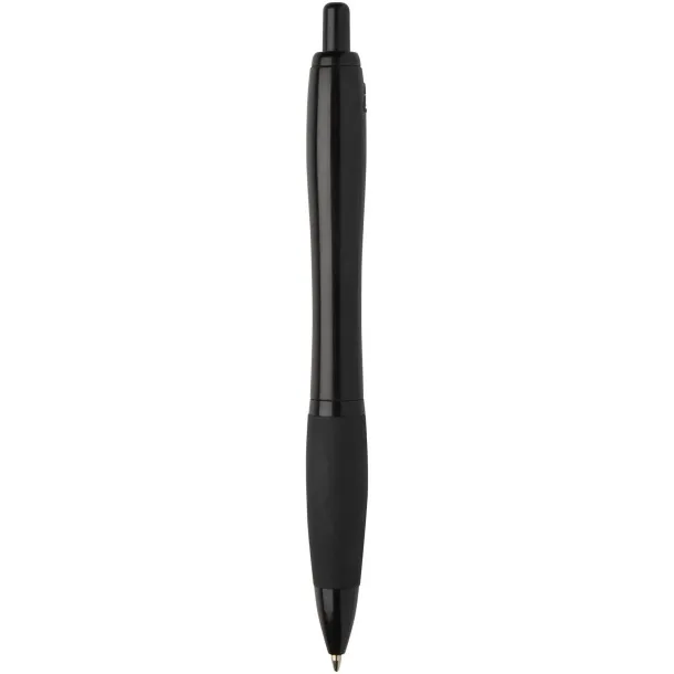 Nash recycled plastic ballpoint pen with black trims (black ink) Crna