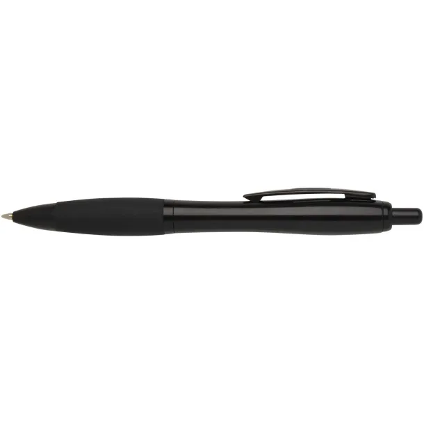 Nash recycled plastic ballpoint pen with black trims (black ink) Crna