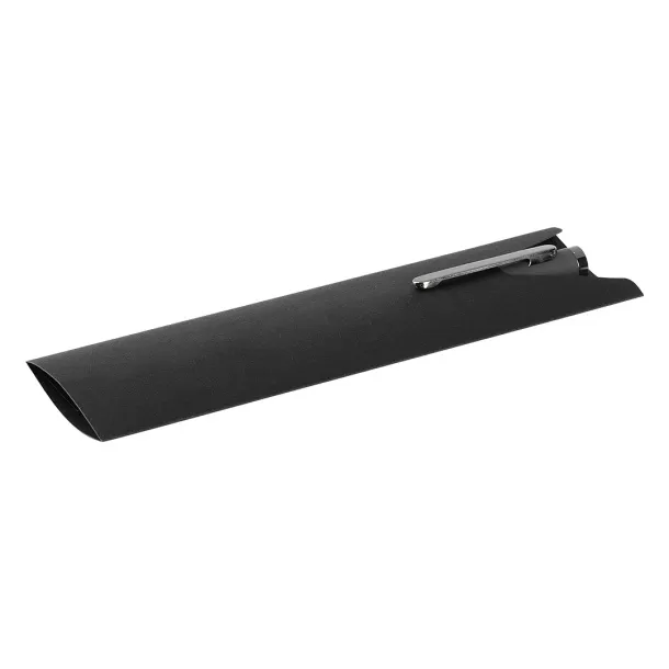 AMBASADOR Metal ball pen with paper sleeve Gray