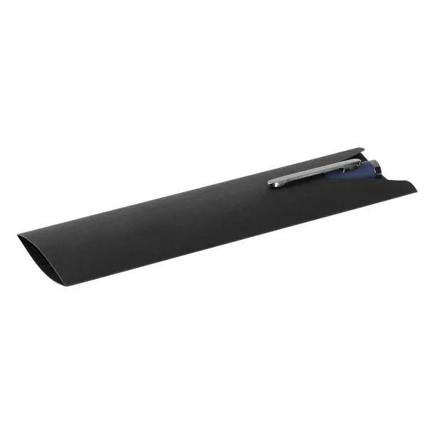 AMBASADOR Metal ball pen with paper sleeve Blue