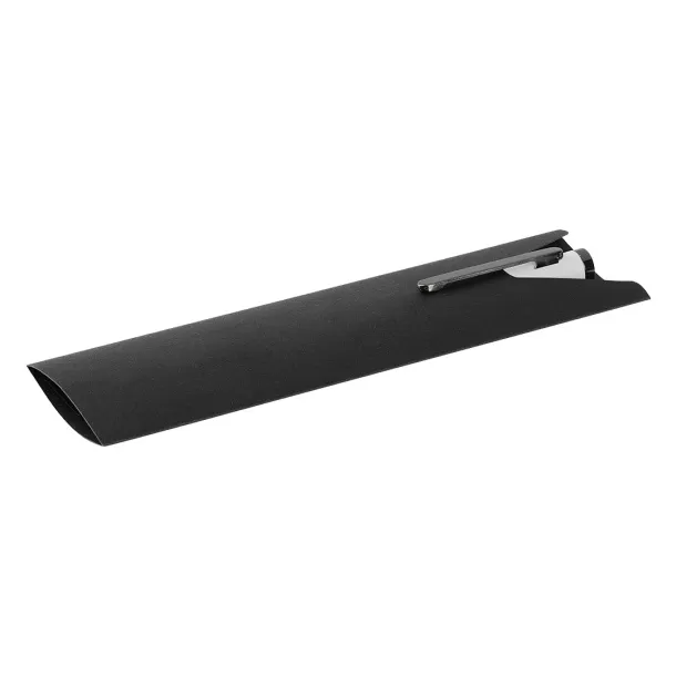 AMBASADOR Metal ball pen with paper sleeve White