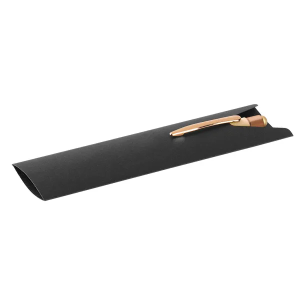 VIVA GOLD Metal "touch" ball pen with paper sleeve Golden