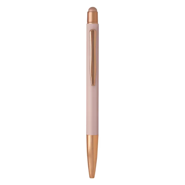 VIVA GOLD Metal "touch" ball pen with paper sleeve Ružičasto zlatno