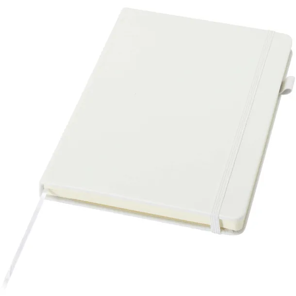 Liss A5 recycled plastic hard cover notebook White