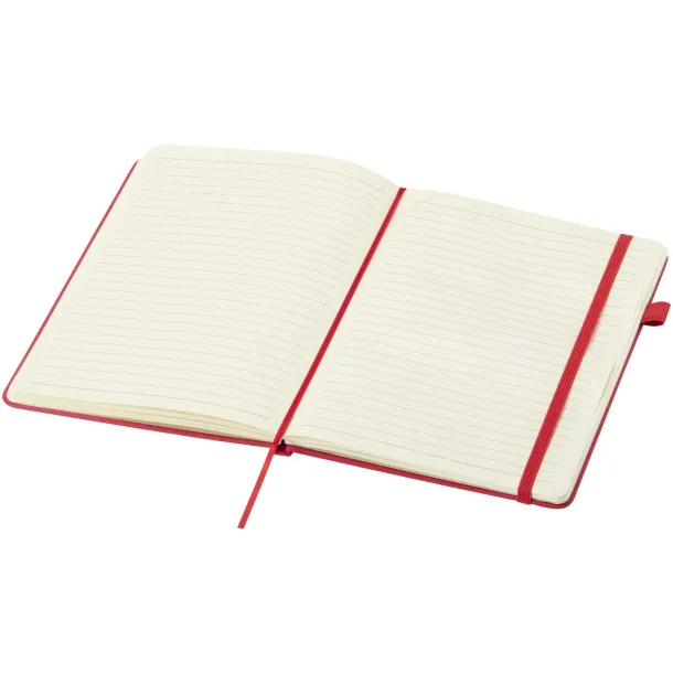Liss A5 recycled plastic hard cover notebook Red