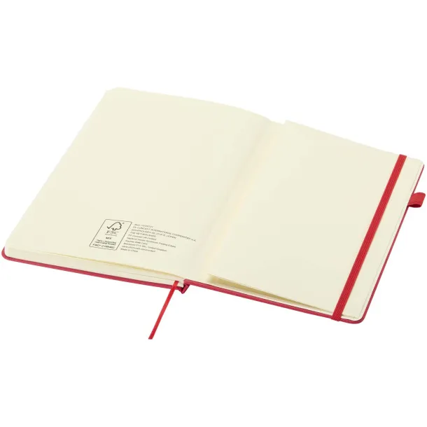 Liss A5 recycled plastic hard cover notebook Red
