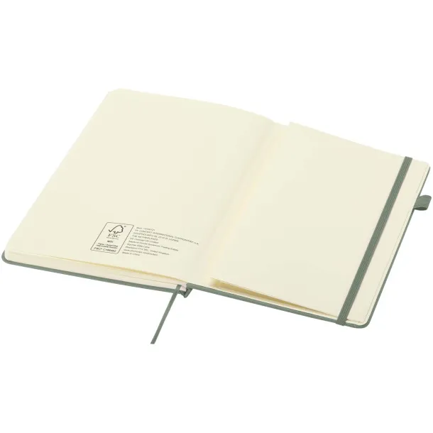 Liss Notes s tvrdim koricama od reciklirane plastike, A5 Heather green