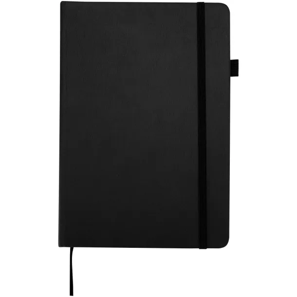 Liss A5 recycled plastic hard cover notebook Crna