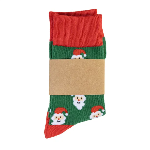 Julsokka Christmas socks, snowman Green Red