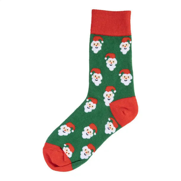 Julsokka Christmas socks, snowman Green Red