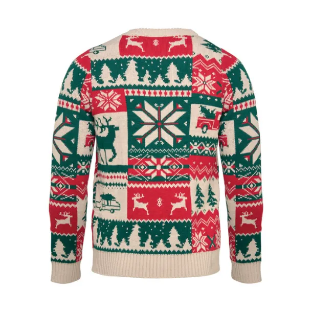 SHIMIS XL Christmas knitted sweater L-XL Beige