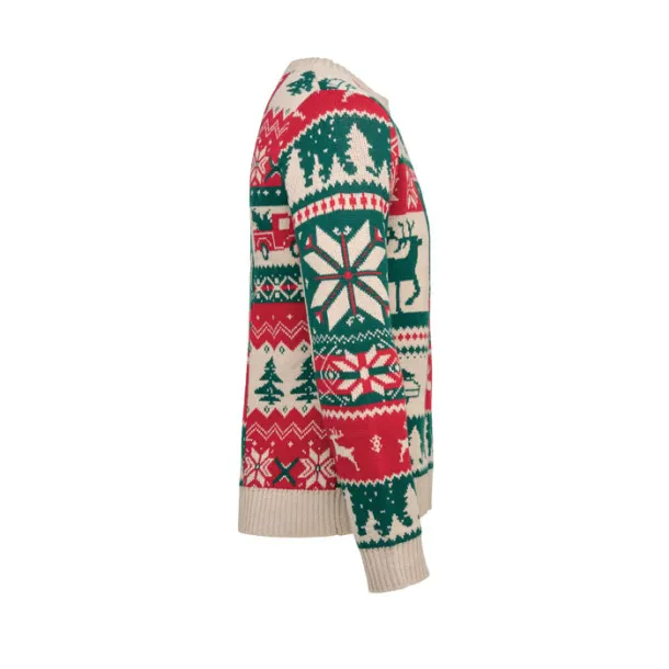 SHIMIS XL Christmas knitted sweater L-XL Beige