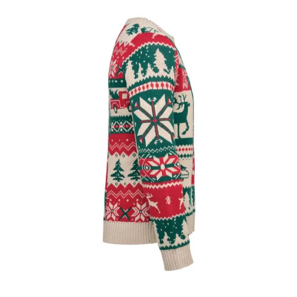 SHIMIS Christmas knitted sweater S-M Beige