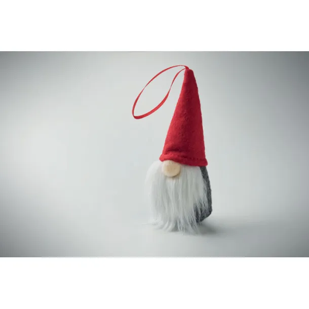 FROSTY TREE ukras gnom za božićno drvce Siva