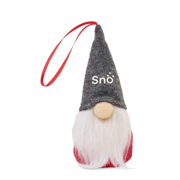 FROSTY TREE ukras gnom za božićno drvce Siva