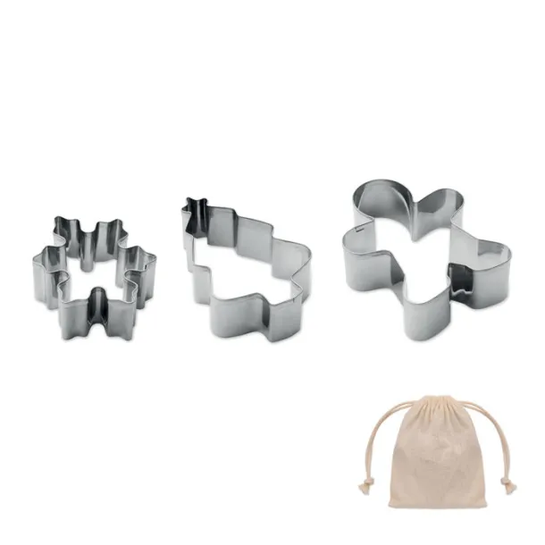 COOKIES Christmas cookie cutter set Beige