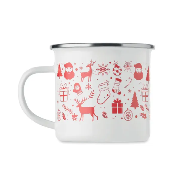 SEASOMEL Christmas enamel mug 300ml White