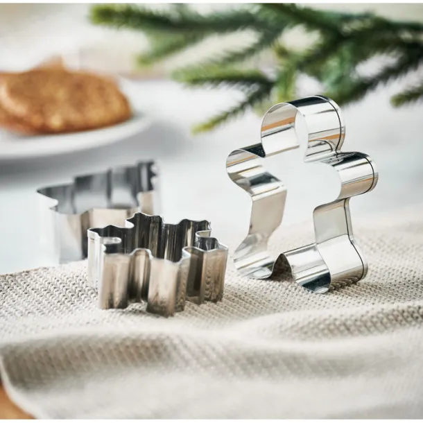 COOKIES Christmas cookie cutter set Beige