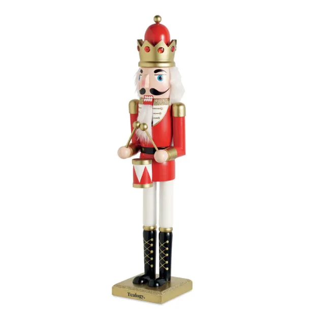 SUPER JOLY Large wooden nutcracker Red