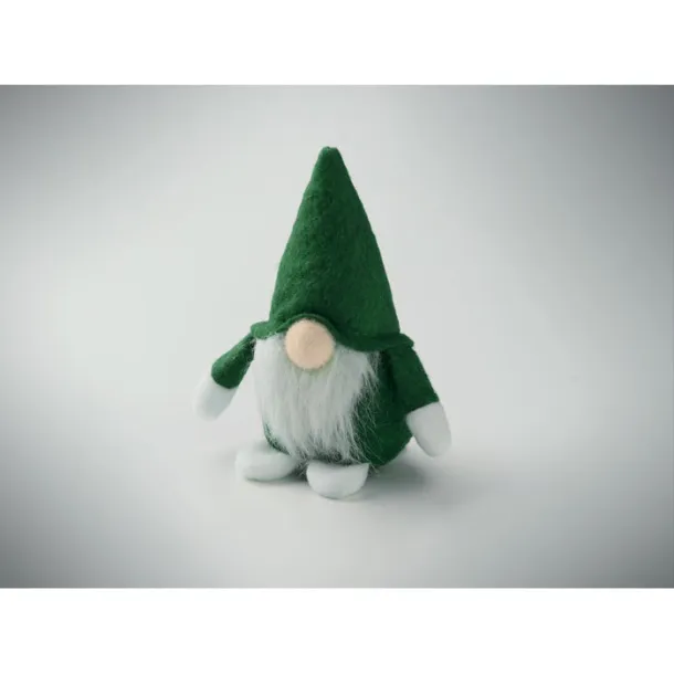 FROSTY dekorativni gnom od filca Zelena