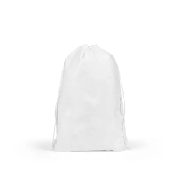 GIFT BAG L Large non-woven backpack-style bag (60 g/m²) White