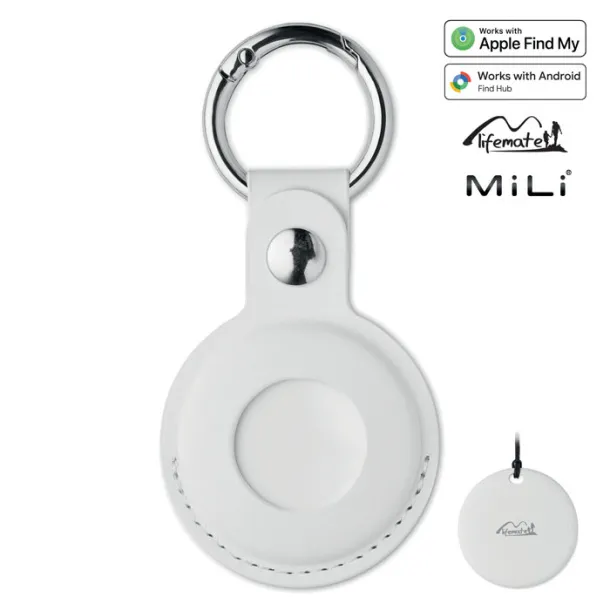 LIFEMATE IN PU CASE MILI lokator predmeta s PU futrolom Bijela