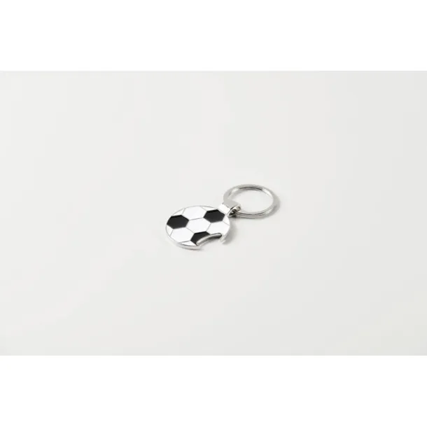 OPEN GOAL Football keyring with opener White White