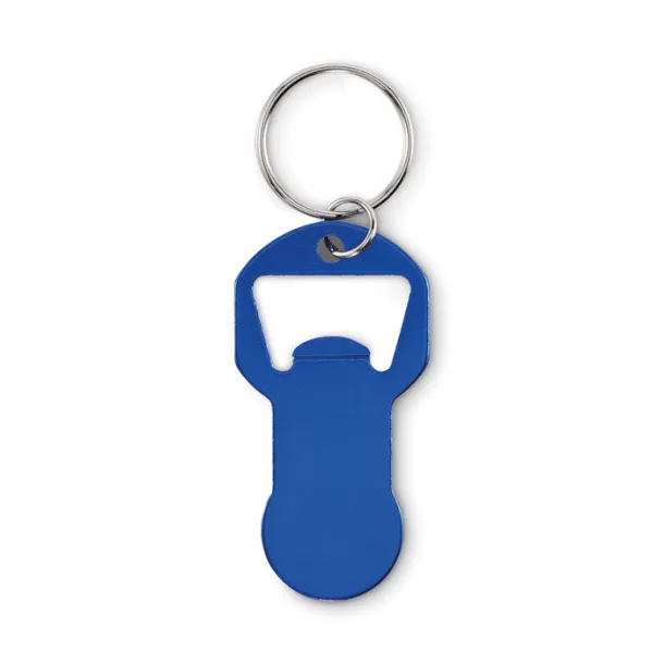 CLAVE Recycled aluminium bottle opener Blue