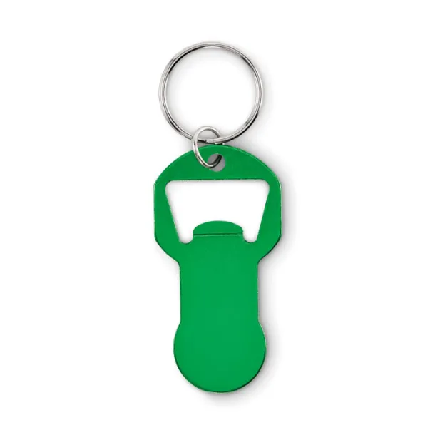 CLAVE Recycled aluminium bottle opener Green