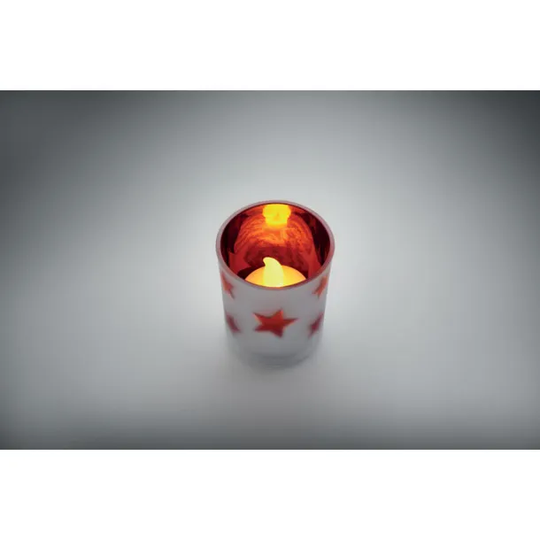 LANDLE LED tea light candle Red