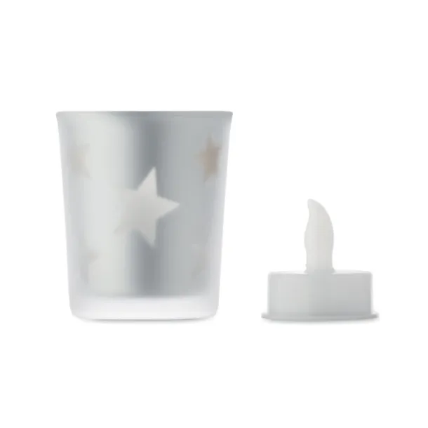 LANDLE LED tea light candle Matt Silver