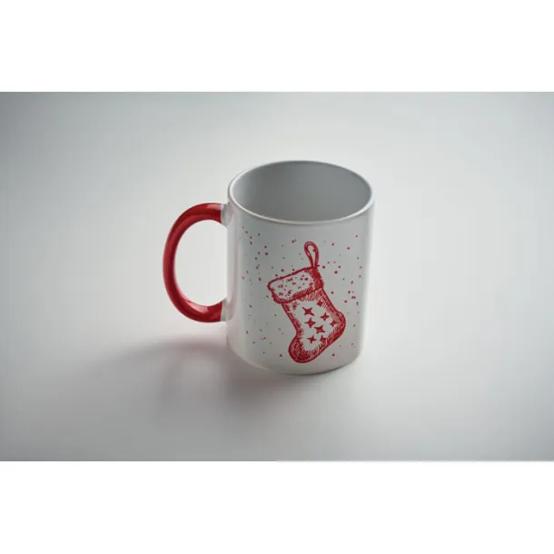 FESTIMUG Seasonal ceramic mug 300ml Red