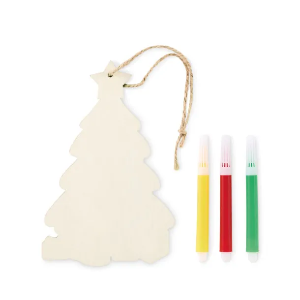 COLORTREE drveni božični ukras Drvo