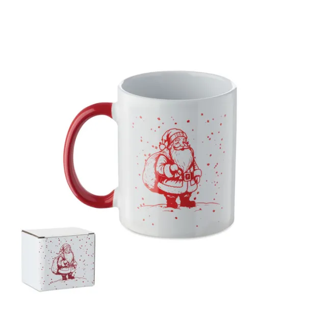 FESTIMUG keramička šalica sa sezonskim uzorkom 300 ml Bijela Bijela