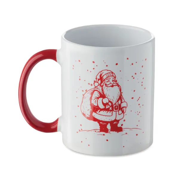 FESTIMUG keramička šalica sa sezonskim uzorkom 300 ml Bijela Bijela