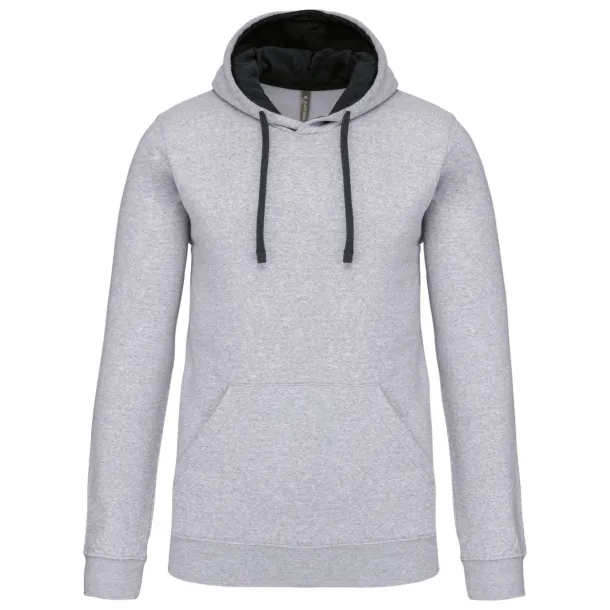  Muška hoodica, 280 g/m2 - Kariban Oxford Grey Crna