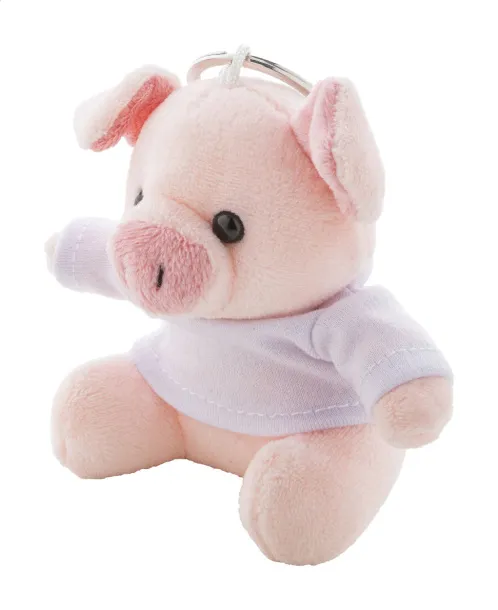 PigFob plush pig keyring Pink