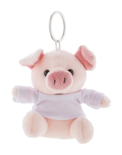 PigFob plush pig keyring Pink