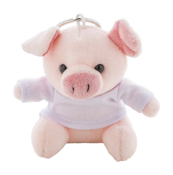 PigFob plush pig keyring Pink