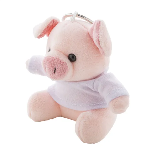 PigFob plush pig keyring Pink