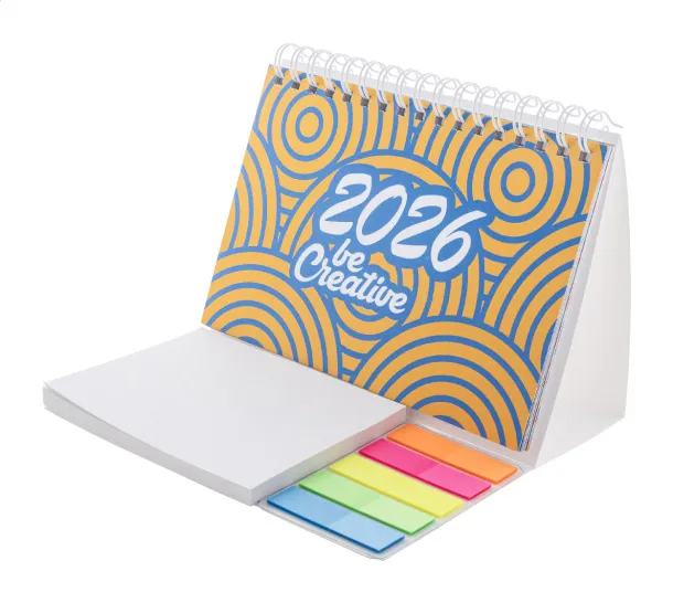 CreaDate Combo custom desk calendar White