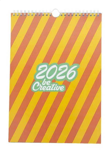 CreaDate Wall A4 custom wall calendar White