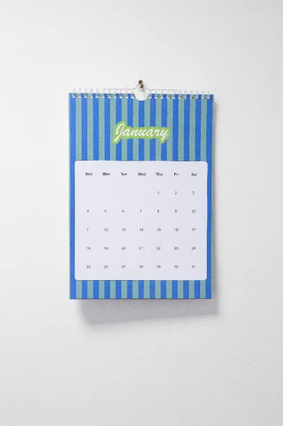 CreaDate Wall A4 custom wall calendar White