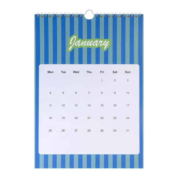 CreaDate Wall A4 custom wall calendar White