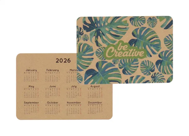 CreaDate Pocket Eco custom pocket calendar White